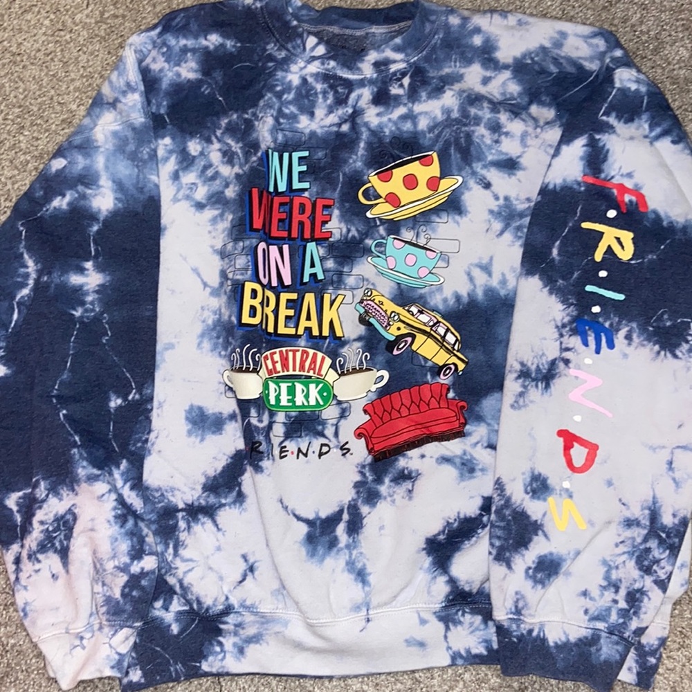 FRIENDS tie dye sweater